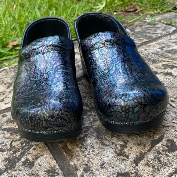 DANSKO Professional Multi Colored Slip On Comfort Clog Women’s Size 41/7.5-8 - Picture 4 of 11